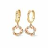 Always In My Heart 18ct Gold And Diamond Drop Earrings -Clogau 18GAMH0311