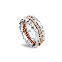 Am Byth Silver And Diamond Ring