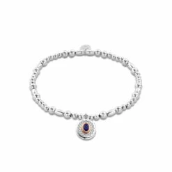 Princess Diana Silver And Sapphire Affinity Bracelet