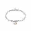 Dwynwen Silver And Opal Affinity Bracelet -Clogau 3SBB103R