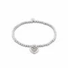 Welsh Royalty Heart Silver Affinity Bracelet