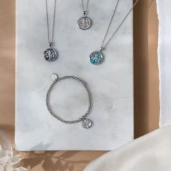 Tree Of Life® Silver And Mother Of Pearl Circle Affinity Bracelet 7 Tree Of Life® Silver And Mother Of Pearl Circle Affinity Bracelet -Clogau 3SBB92R 4