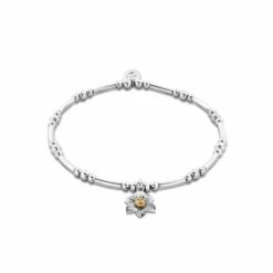 Clogau 18 Daffodil Silver Affinity Bracelet