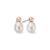 Beachcomber Silver And Pearl Stud Earrings