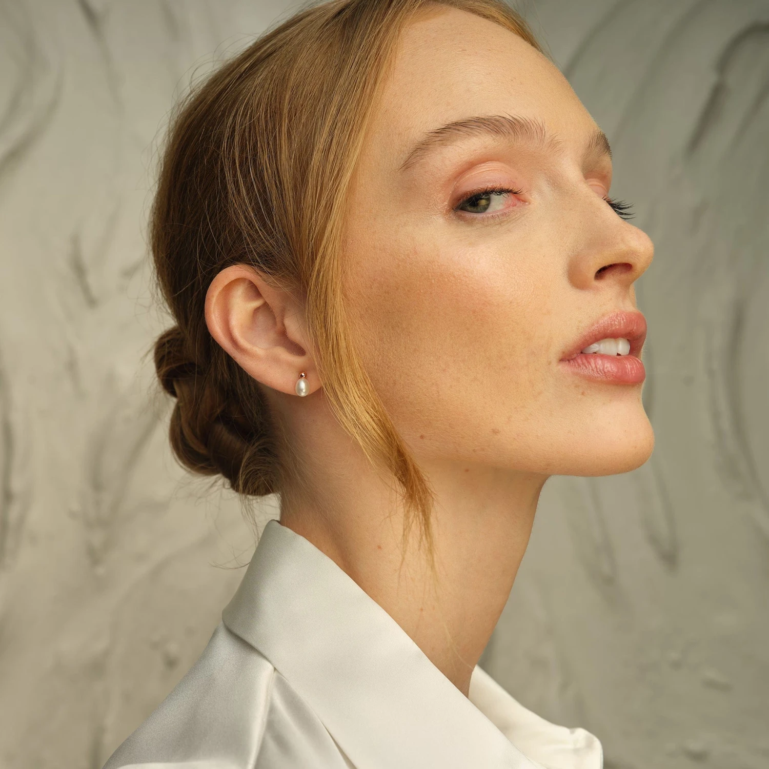 Beachcomber Silver And Pearl Stud Earrings 4 Beachcomber Silver And Pearl Stud Earrings - Image 2