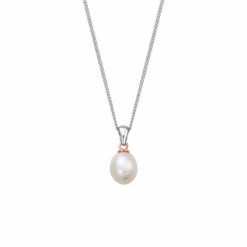 Beachcomber Silver And Pearl Pendant