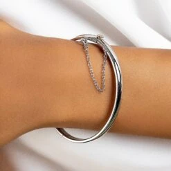 Cariad® Silver Bangle 8 Cariad® Silver Bangle -Clogau 3SCBG 2