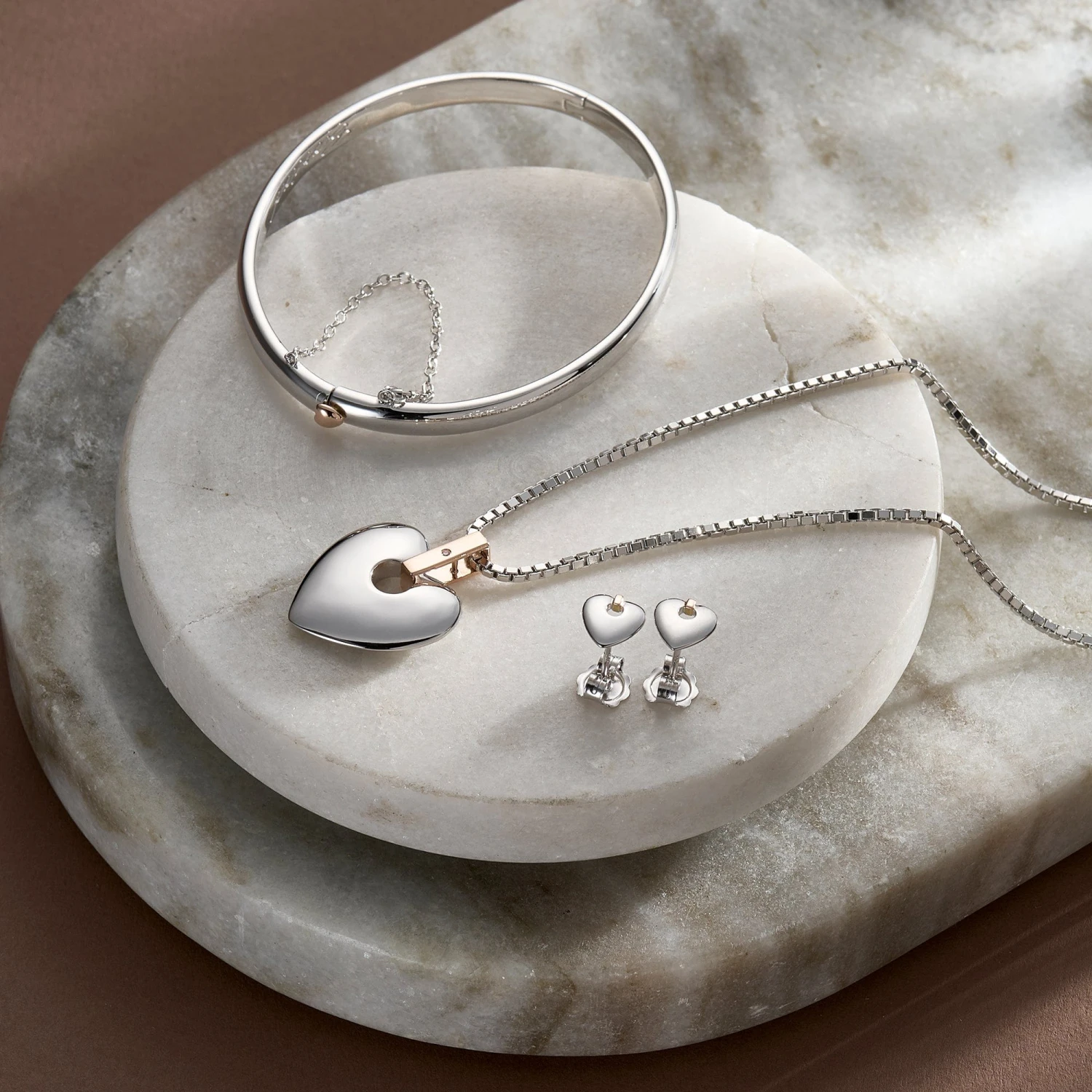 Cariad® Silver Bangle 6 Cariad® Silver Bangle - Image 4