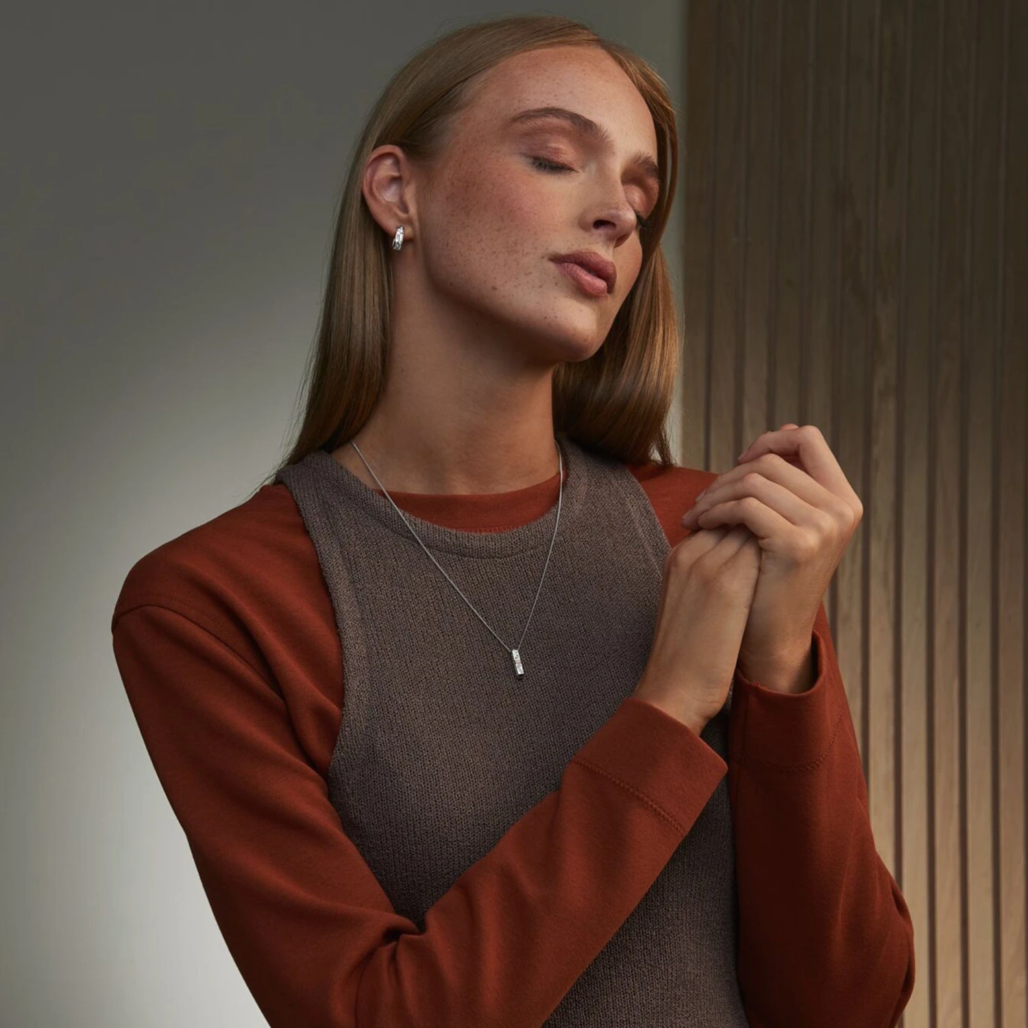 Cariad® Sparkle Silver Drop Pendant 4 Cariad® Sparkle Silver Drop Pendant - Image 2