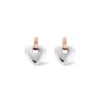 Cariad® Silver And Diamond Heart Stud Earrings 2 Cariad® Silver And Diamond Heart Stud Earrings -Clogau 3SCE010