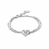 Clogau® Kiss Silver Double Chain Bracelet 2 Clogau® Kiss Silver Double Chain Bracelet -Clogau 3SCGK0065