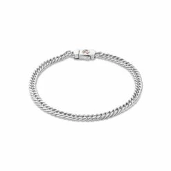 Tree Of Life® Insignia Silver Curb Chain Bracelet