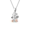 Clogau® Ciwt Dragon Silver Pendant -Clogau 3SCL0066 8b659805 6704 440c 96e0 5d3a234ebe09