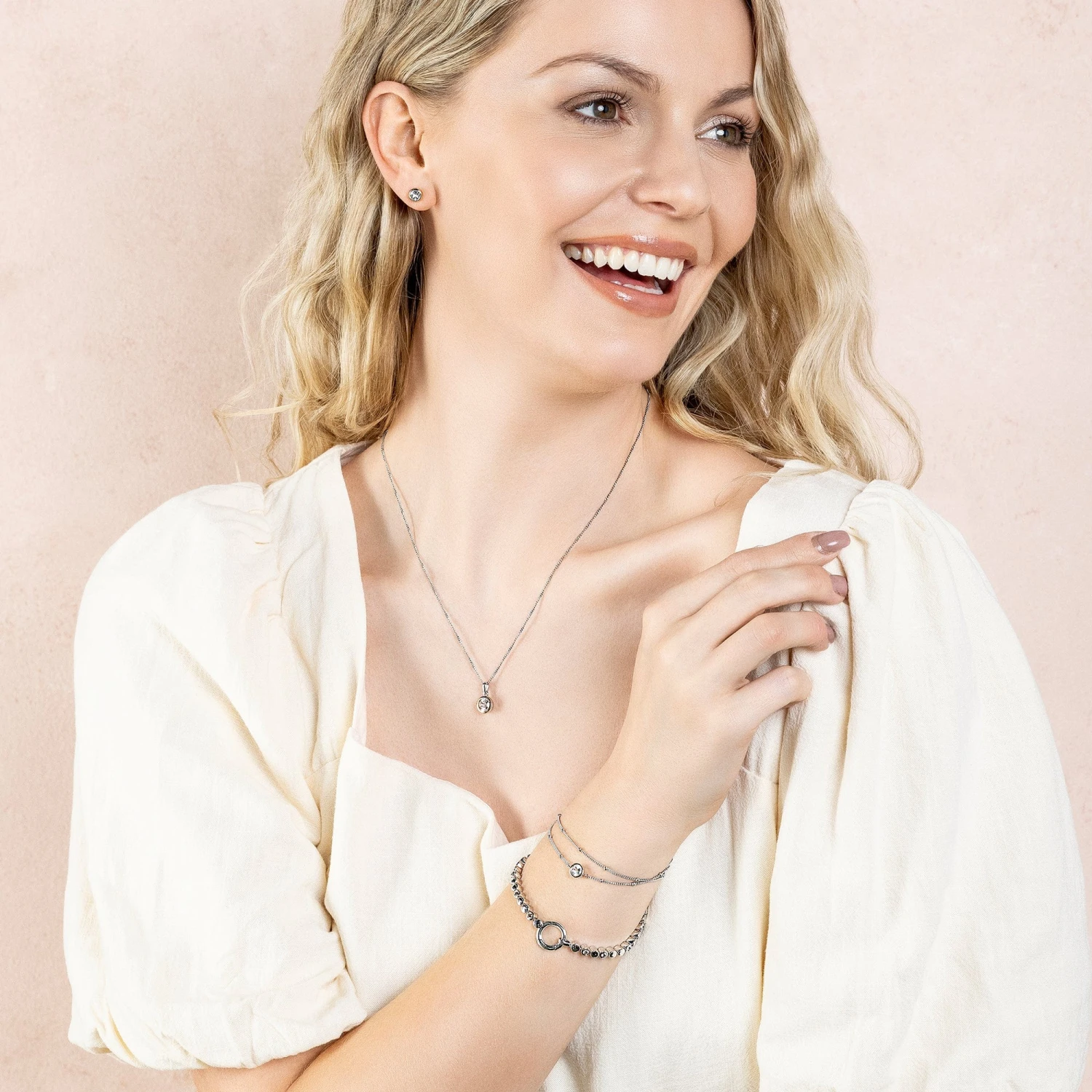 Clogau® Celebration Silver Double Chain Bracelet 4 Clogau® Celebration Silver Double Chain Bracelet - Image 2