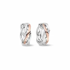 Clogau 29 Celtic Weave Silver Creole Earrings