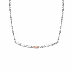 Cariad® Morse Code Silver Necklace