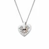 Cariad® Sparkle Silver Heart Pendant