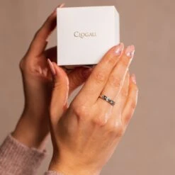 Cariad® Sparkle Silver Ring -Clogau 3SCRS0195 6