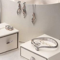 Swallow Falls Silver Pendant 7 Swallow Falls Silver Pendant -Clogau 3SCTWIP 3