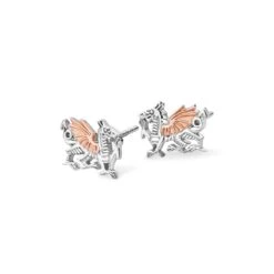 Welsh Dragon Stud Earrings