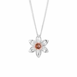 Daffodil Silver Pendant