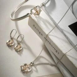 Dwynwen Silver And Opal Drop Earrings -Clogau 3SDWE 3