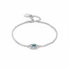 Enchanted Gateways Silver And Swiss Blue Topaz Bracelet -Clogau 3SEGW0732