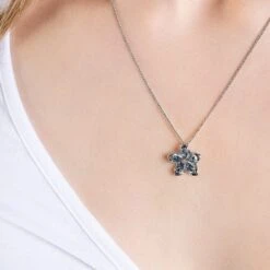 Forget Me Not Silver And London Blue Topaz Pendant 10 Forget Me Not Silver And London Blue Topaz Pendant -Clogau 3SFMNP 2