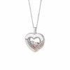 Past Present Future Silver Inner Charm Heart Pendant -Clogau 3SICLP19 5cd97c4c 5a17 417b 95c6 213e41bc9491