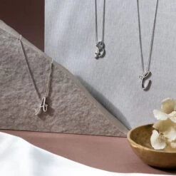 Tree Of Life® Initials Silver Necklace – Letter A -Clogau 3SITOLP01 3