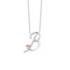 Tree Of Life® Initials Silver Necklace – Letter B