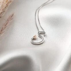 Tree Of Life® Initials Silver Necklace – Letter S -Clogau 3SITOLP19 3