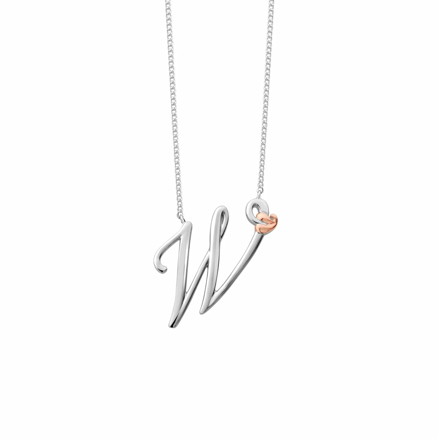 Tree Of Life® Initials Silver Necklace – Letter W 3 Tree Of Life® Initials Silver Necklace – Letter W