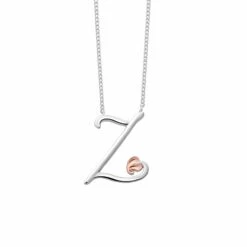 Tree Of Life® Initials Silver Necklace – Letter Z