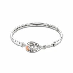 Eternity Silver Bangle