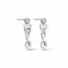 Lovespoons Silver Drop Earrings 2 Lovespoons Silver Drop Earrings -Clogau 3SLSE3