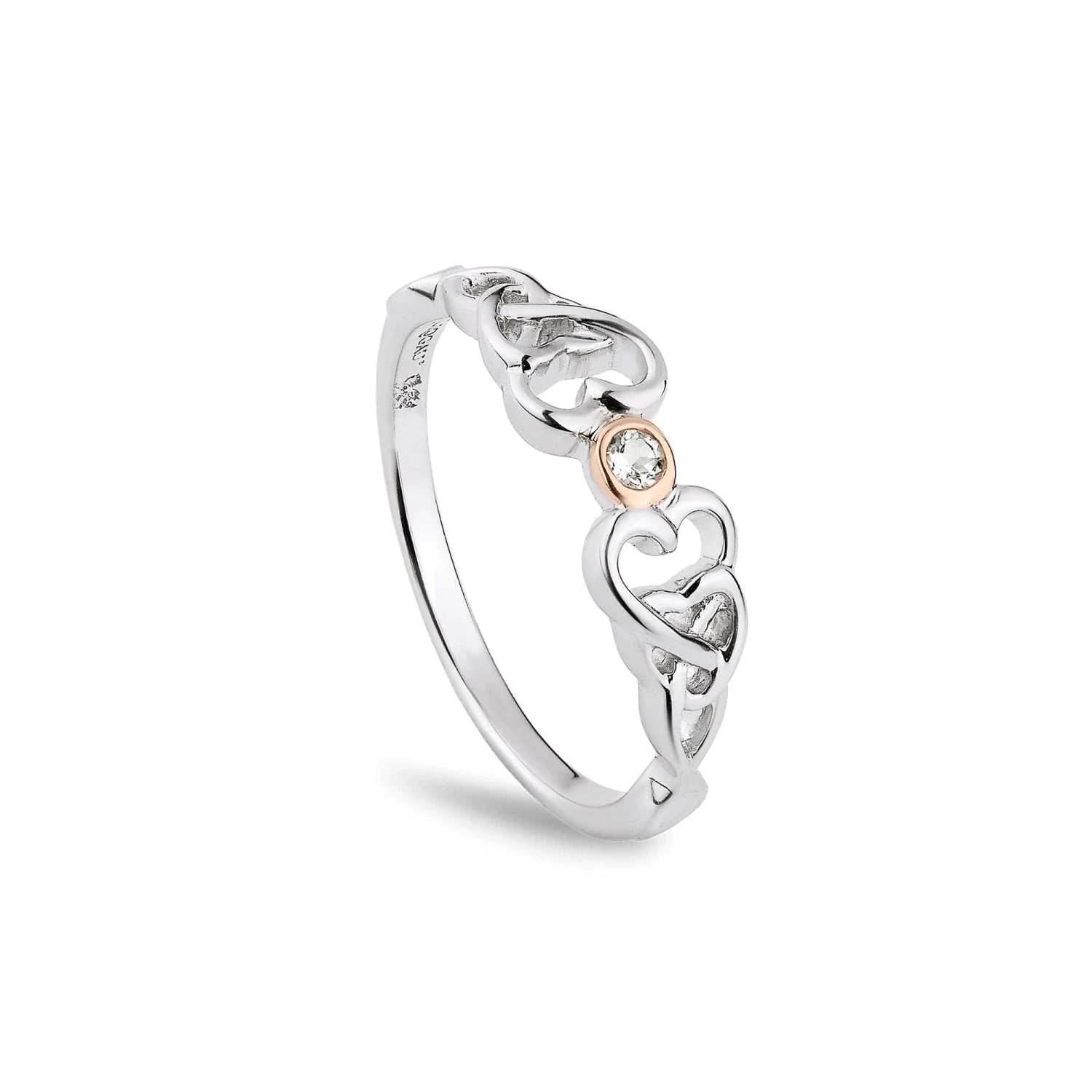 Lovespoons Silver Ring 3 Lovespoons Silver Ring