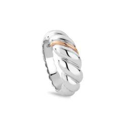 Lover's Twist Silver Ring