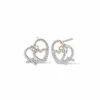 Bound Forever Silver Stud Earrings