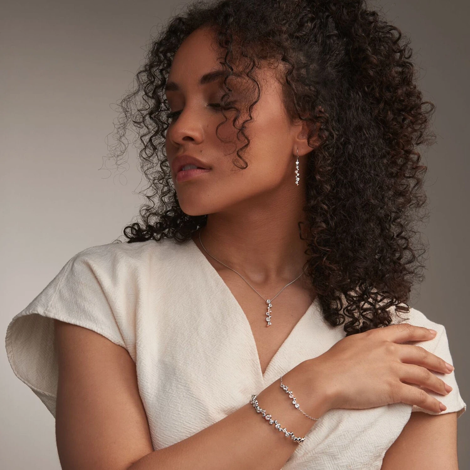 Clogau® Celebration Silver Drop Earrings 4 Clogau® Celebration Silver Drop Earrings - Image 2