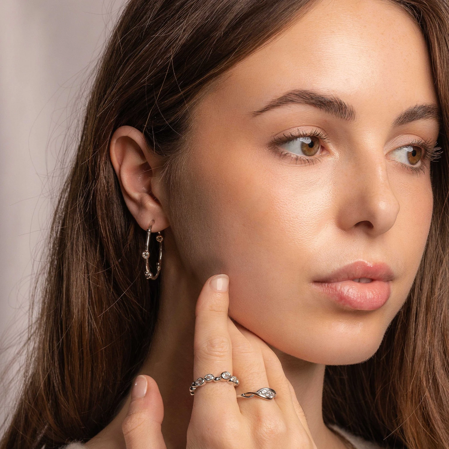 Clogau® Celebration Silver Half-Hoop Earrings 4 Clogau® Celebration Silver Half-Hoop Earrings - Image 2