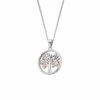 Tree Of Life® Circle Silver Pendant