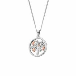 Tree Of Life® Circle Silver Pendant