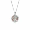 Tree Of Life® Silver And Mother Of Pearl Circle Pendant -Clogau 3SNTLCWP 0d2ad8e9 11e0 4a17 bb0f c9933463d29c