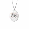 Tree Of Life® Silver Oval Locket -Clogau 3SNTLL 6cb3968b f945 46eb 9691 c7c43ba82e8f