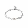 Past Present Future Silver Multi-Link Bracelet -Clogau 3SPPF0651