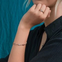 Past Present Future Silver Multi-Link Bracelet 5 Past Present Future Silver Multi-Link Bracelet -Clogau 3SPPF0651 2