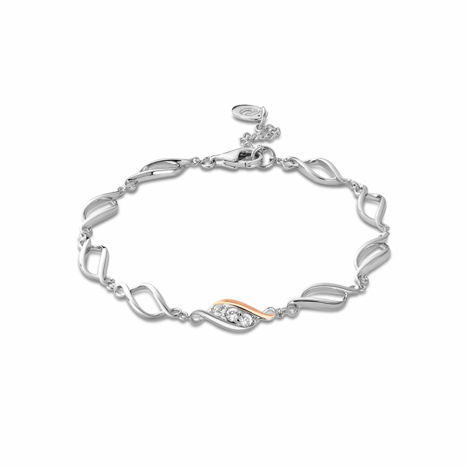 Past Present Future Silver Multi-Link Bracelet 3 Past Present Future Silver Multi-Link Bracelet