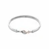 Past Present Future Silver Bangle 2 Past Present Future Silver Bangle -Clogau 3SPPFBG