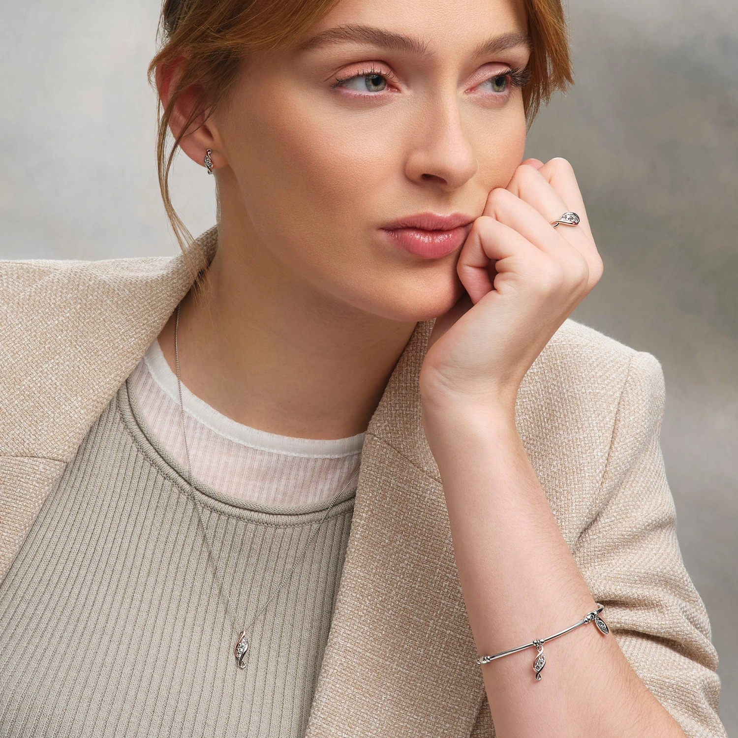 Past Present Future Silver Pendant 4 Past Present Future Silver Pendant - Image 2